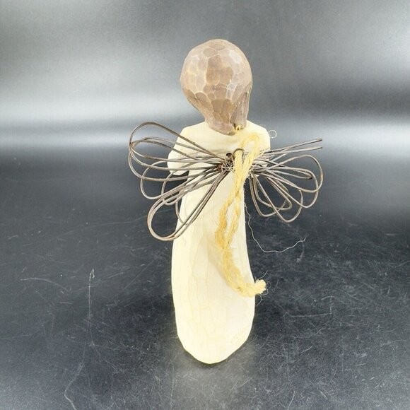 2002 Willow Tree Resin Angel Figurine Ornament Loving Angel Demdaco Susan Lordi - Picture 8 of 11